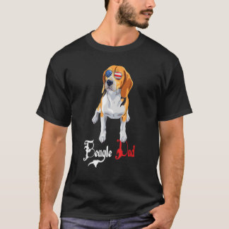 Dog Papa Puppy Vater Beagle T-Shirt