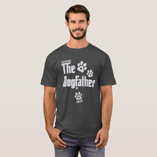 Dog Papa T-Shirt (Vorne ganz)
