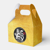 Dog Papercut Chinesisches Neujahr 2018 Gold-Bevorz Geschenkschachtel (Vorderseite)