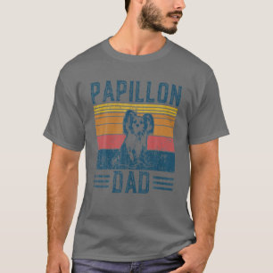 Dog Papillon Vater - Vintag Papillon Vater T-Shirt