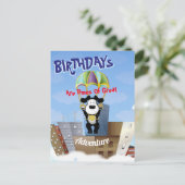 Dog Paratrooper City Postcard Postkarte (Stehend Vorderseite)