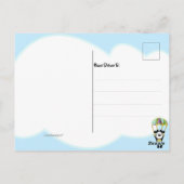 Dog Paratrooper City Postcard Postkarte (Rückseite)