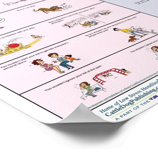 Dog Park Etiquette Poster (Ecke)