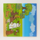 Dog Park Fun Puzzle (Horizontal)