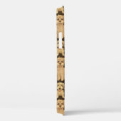 Dog Pattern Brown labradoodle goldendoodle Case-Mate iPhone Hülle (Rückseite / Rechts)