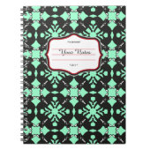 Dog Pattern French Bulldog Notizblock (Vorderseite)