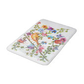 DOG PAW DRUCKEN GELBE BIRD BADEMATTE (Schrägansicht)