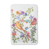 DOG PAW DRUCKEN GELBE BIRD BADEMATTE (Vorderseite Vertikal)