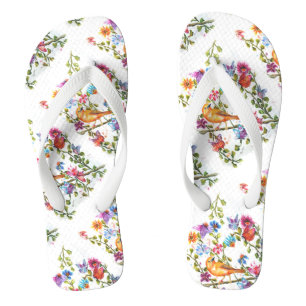 DOG PAW DRUCKEN GELBE BIRD BADESANDALEN