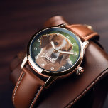 Dog Paw druckt benutzerdefiniertes Foto Armbanduhr<br><div class="desc">Feiern Sie Ihren wütenden Freund mit diesem Hund Paw Prints Custom Foto Watch! Diese Armbanduhr mit ihren hübschen Pfotendruckakzenten und einem individuell anpassbaren Foto-Zifferblatt verbindet Funktionalität mit Herzenslust. Ideal für Liebhaber von Haustieren,  ist es ein einzigartiger Weg,  Ihren geliebten Jungen nah behalten,  wo immer Sie hingehen.</div>