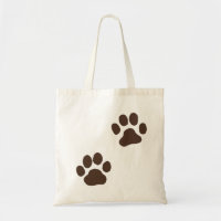 Dog Paw druckt Tote Bag