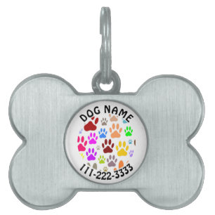 Dog Paw druckt überall Tiermarke