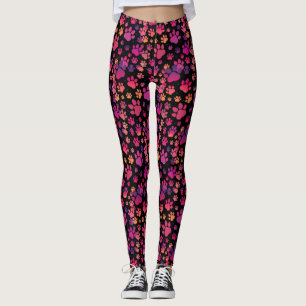 Dog Paw farbig Leggings
