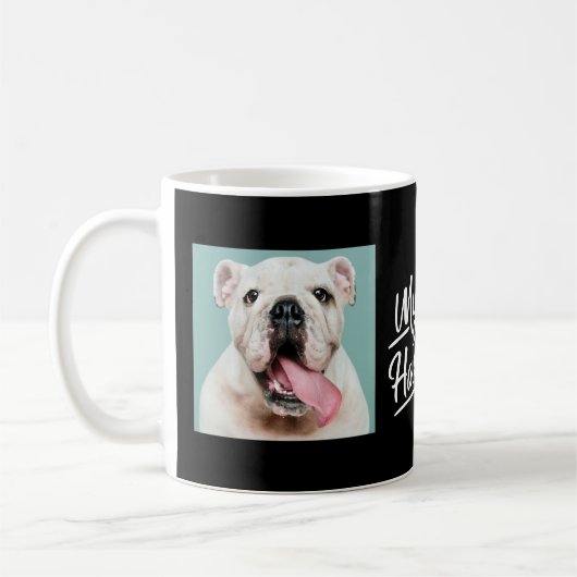 Dog Paw Foto Kaffeetasse (Links)