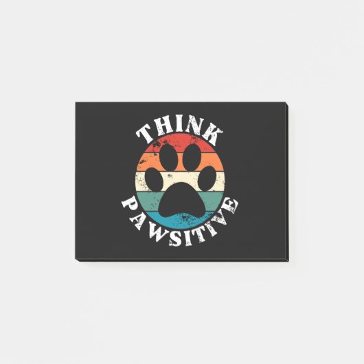 Dog Paw für pawsitiv Post-it Klebezettel (Vorderseite)
