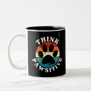 Dog Paw für pawsitiv Zweifarbige Tasse