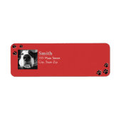 Dog Paw Labels (Vorne)