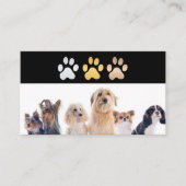 Dog Paw Logos | Tiere Visitenkarte (Vorderseite)