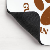 Dog Paw Loyal Friend Mousepad (Ecke)