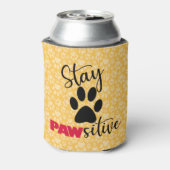 Dog Paw Motivierend Puff Dosenkühler (Kanne Rückseite)