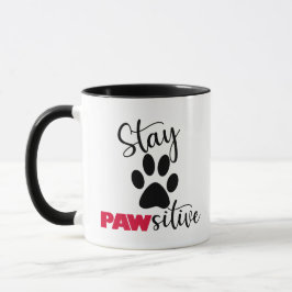 Dog Paw Motivierend Puff Tasse
