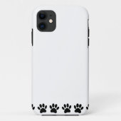 Dog Paw Muster Case-Mate iPhone Hülle (Rückseite)