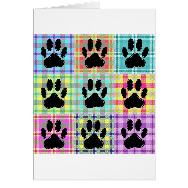 Dog Paw Muster Quilt (Vorne)