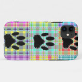 Dog Paw Muster Quilt Case-Mate iPhone Hülle (Rückseite (Horizontal))