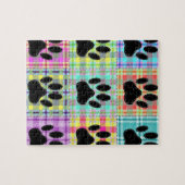 Dog Paw Muster Quilt Puzzle (Horizontal)