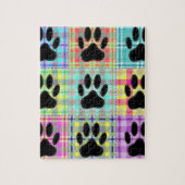 Dog Paw Muster Quilt Puzzle (Vertikal)