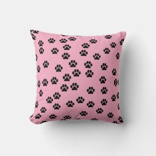 Dog Paw Muster Throw Kissen