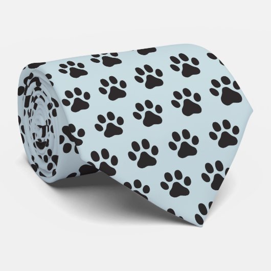 Dog paw necktie krawatte (Gerollt)