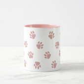 Dog Paw Pattern Kaffeemaschine Tasse - Niedliche M (Zentrum)
