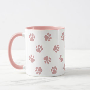 Dog Paw Pattern Kaffeemaschine Tasse - Niedliche M