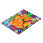 Dog Paw Print Aquarell Notizblock (Linke Seite)