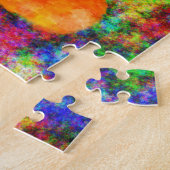 Dog Paw Print Aquarell Puzzle (Seite)