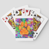 Dog Paw Print Aquarell Spielkarten
