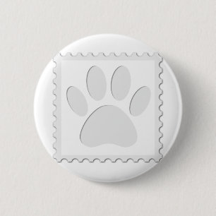 Dog Paw Print Cout Button