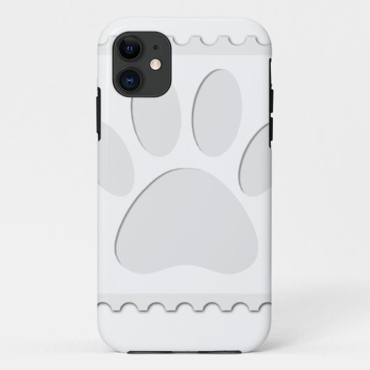 Dog Paw Print Cout Case-Mate iPhone Hülle (Rückseite)