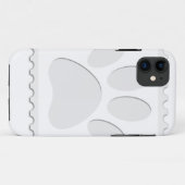 Dog Paw Print Cout Case-Mate iPhone Hülle (Rückseite (Horizontal))