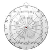 Dog Paw Print Cout Dartscheibe (vorne)