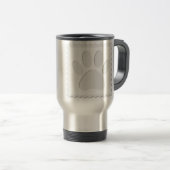 Dog Paw Print Cout Reisebecher (VorderseiteRechts)