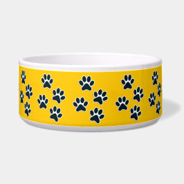Dog Paw Print Design Große Pet Bowl Napf