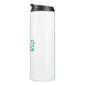 Dog Paw Print Kleeblatt Thermosbecher (Nach rechts gedreht)