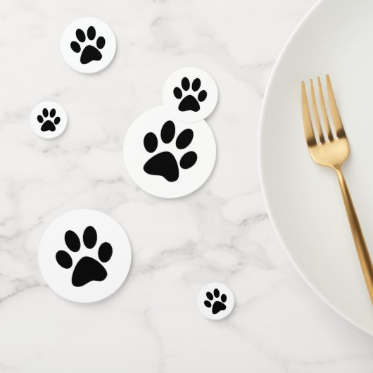 Dog Paw Print Konfetti (Gruppe)