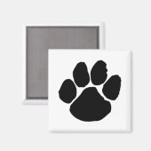 Dog Paw Print Kühlschrankmagnet (Vorderseite/Rückseite)