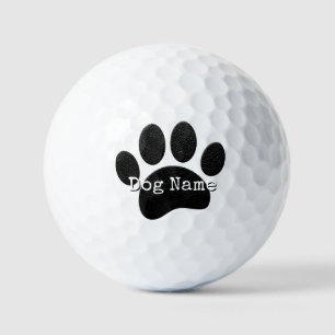 Dog Paw Print mit benutzerdefinierten Schreibmasch Golfball