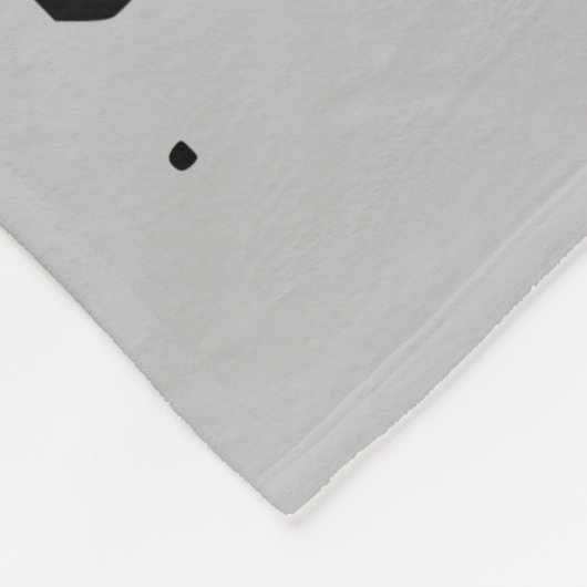 Dog Paw Print mit Halftone Hintergrund Fleecedecke (Ecke)