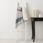 Dog Paw Print mit Halftone Hintergrund Sherpadecke (Beispiel)