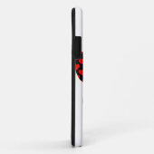 Dog Paw Print mit Herz Case-Mate iPhone Hülle (Hinten/Rechts)